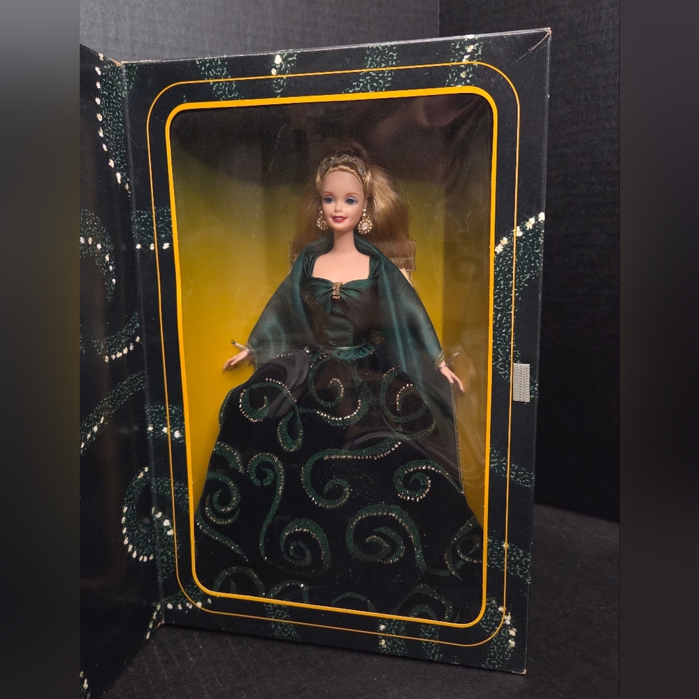 1996 Emerald Enchantment Barbie Third In A Series #17443
